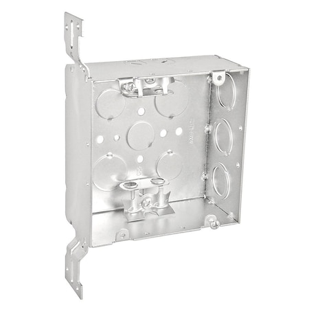 Southwire Electrical Box, 42 cu in, Junction Box Type, Steel, Square Shape 72171-FBXW